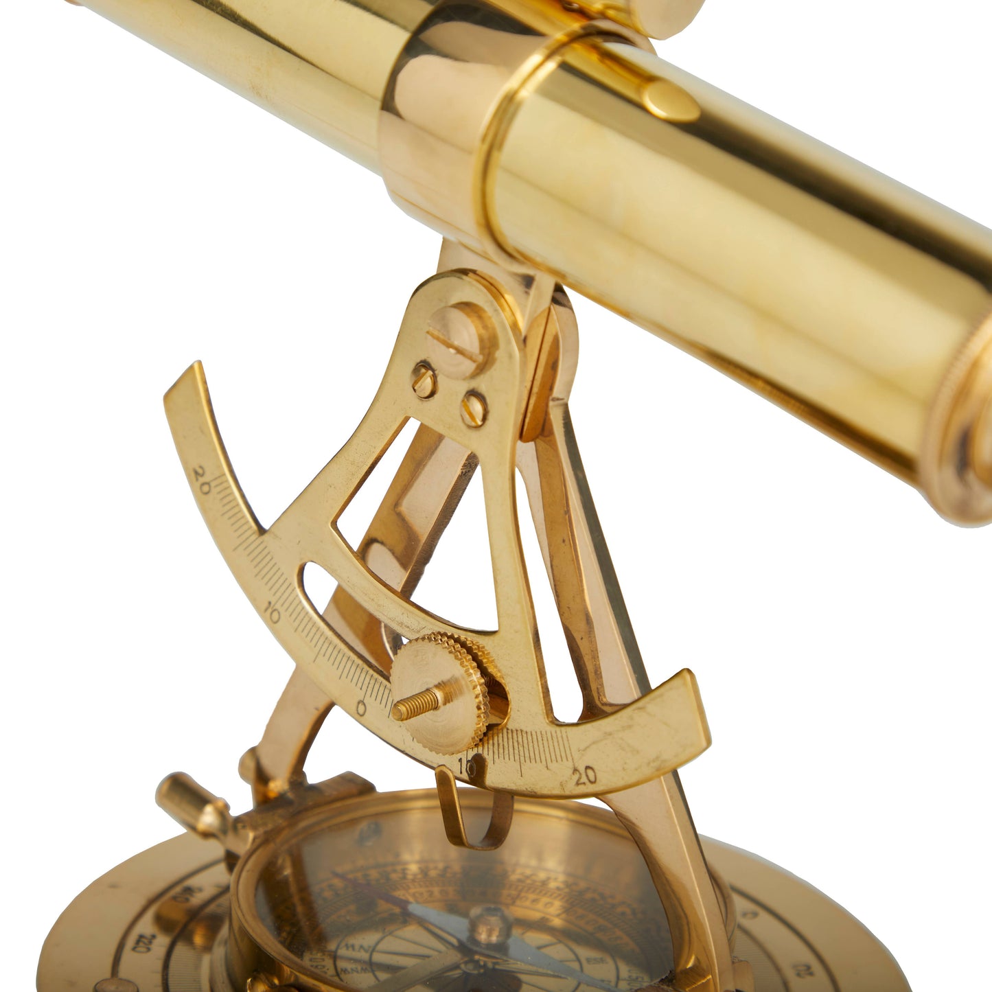 Coastal Brass Metal Telescope