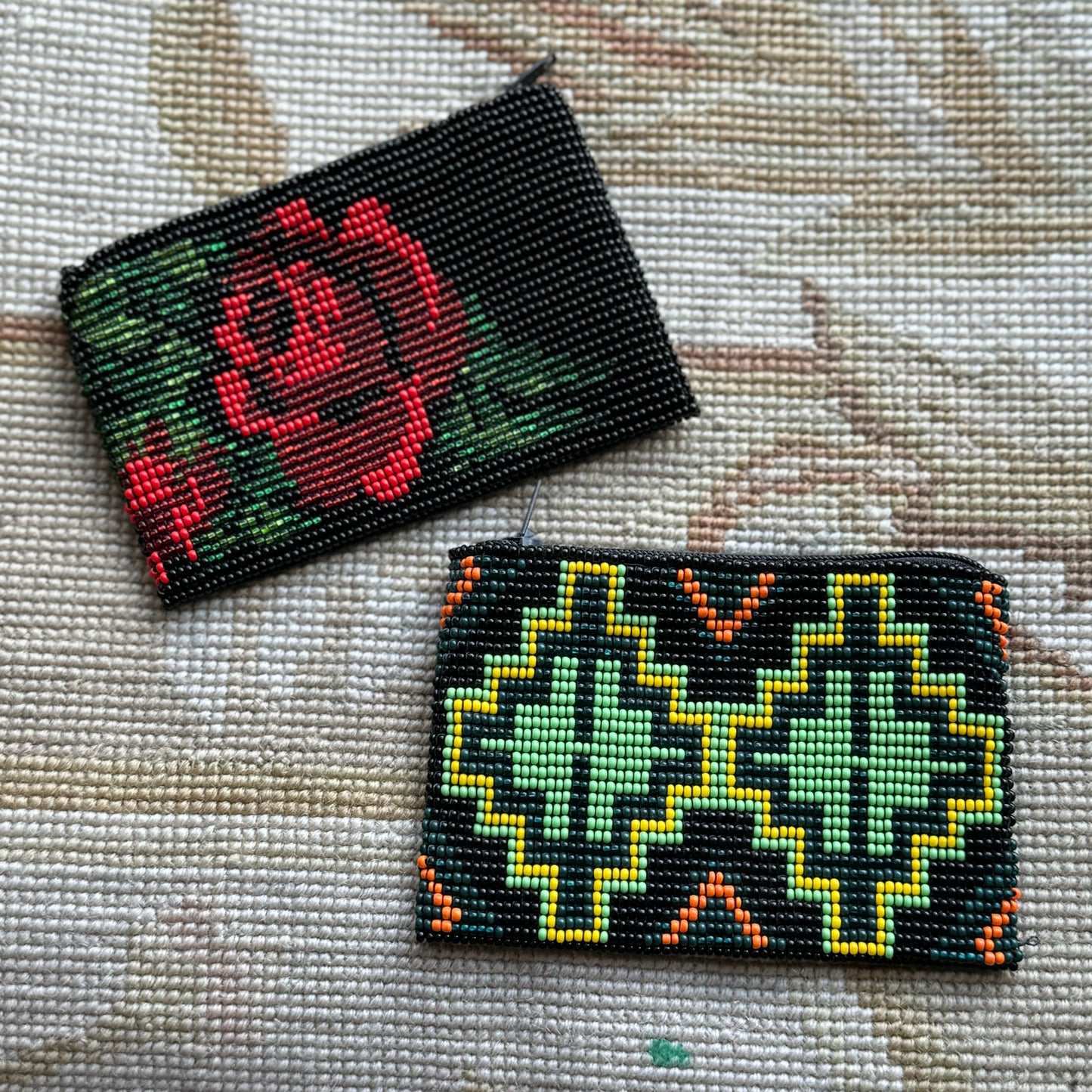 Rosa Beaded Coin Purse