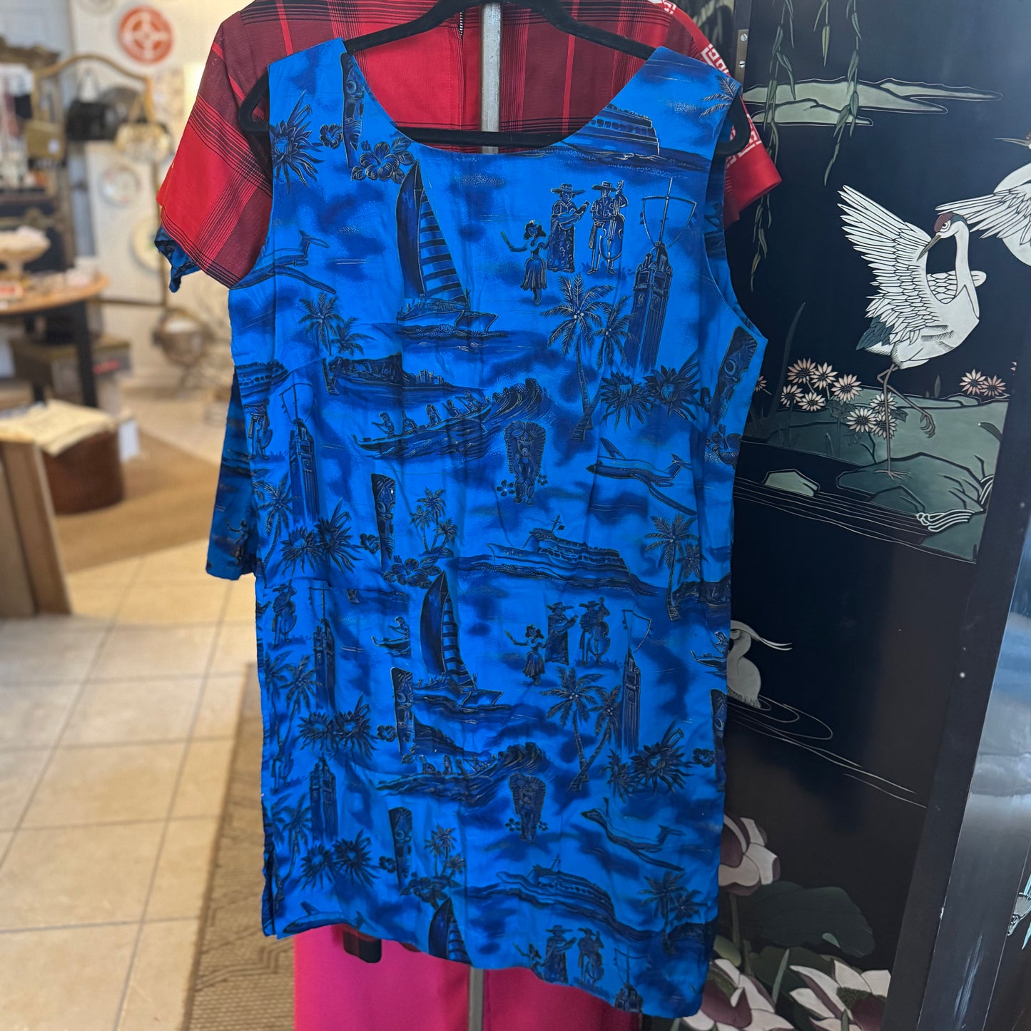 Fashions of Hawaiian Shirt Dress and Shirt