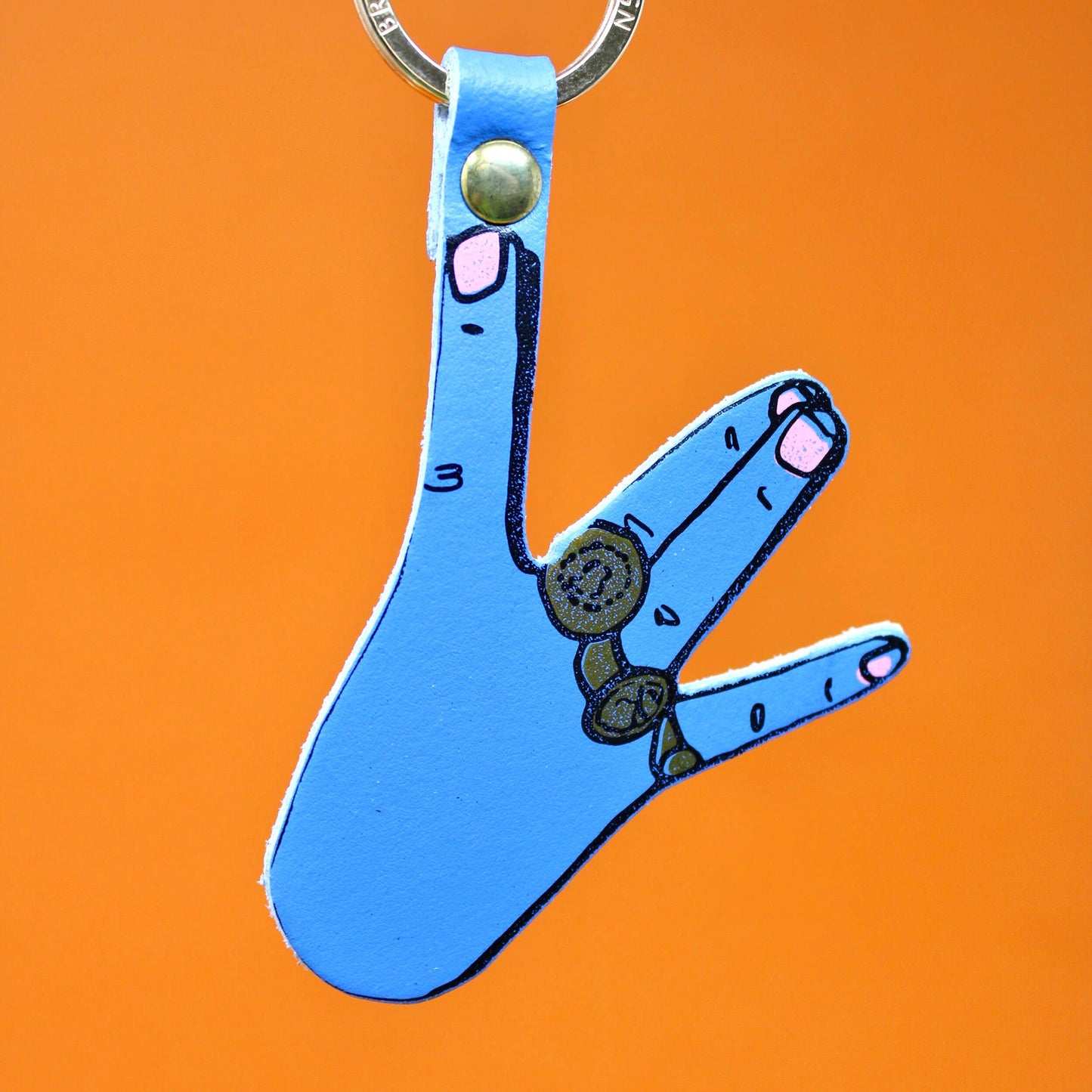 Hand Signs Key Fobs: Flip The Bird