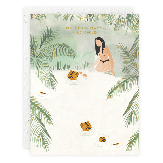 Wild Child - Birthday Card