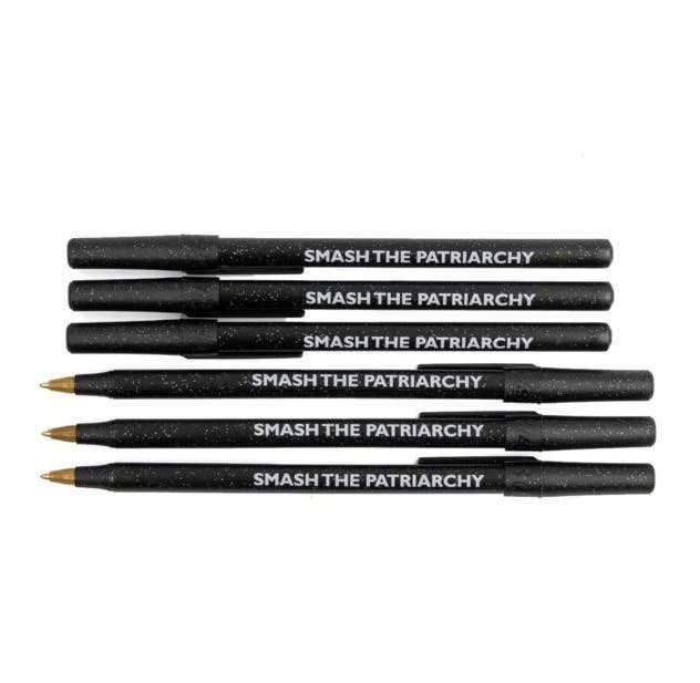 Smash the Patriarchy Black Sparkle