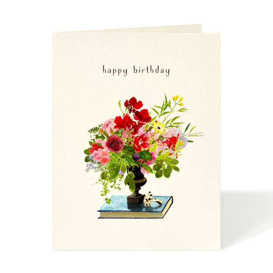 Study Bouquet -- Birthday Card