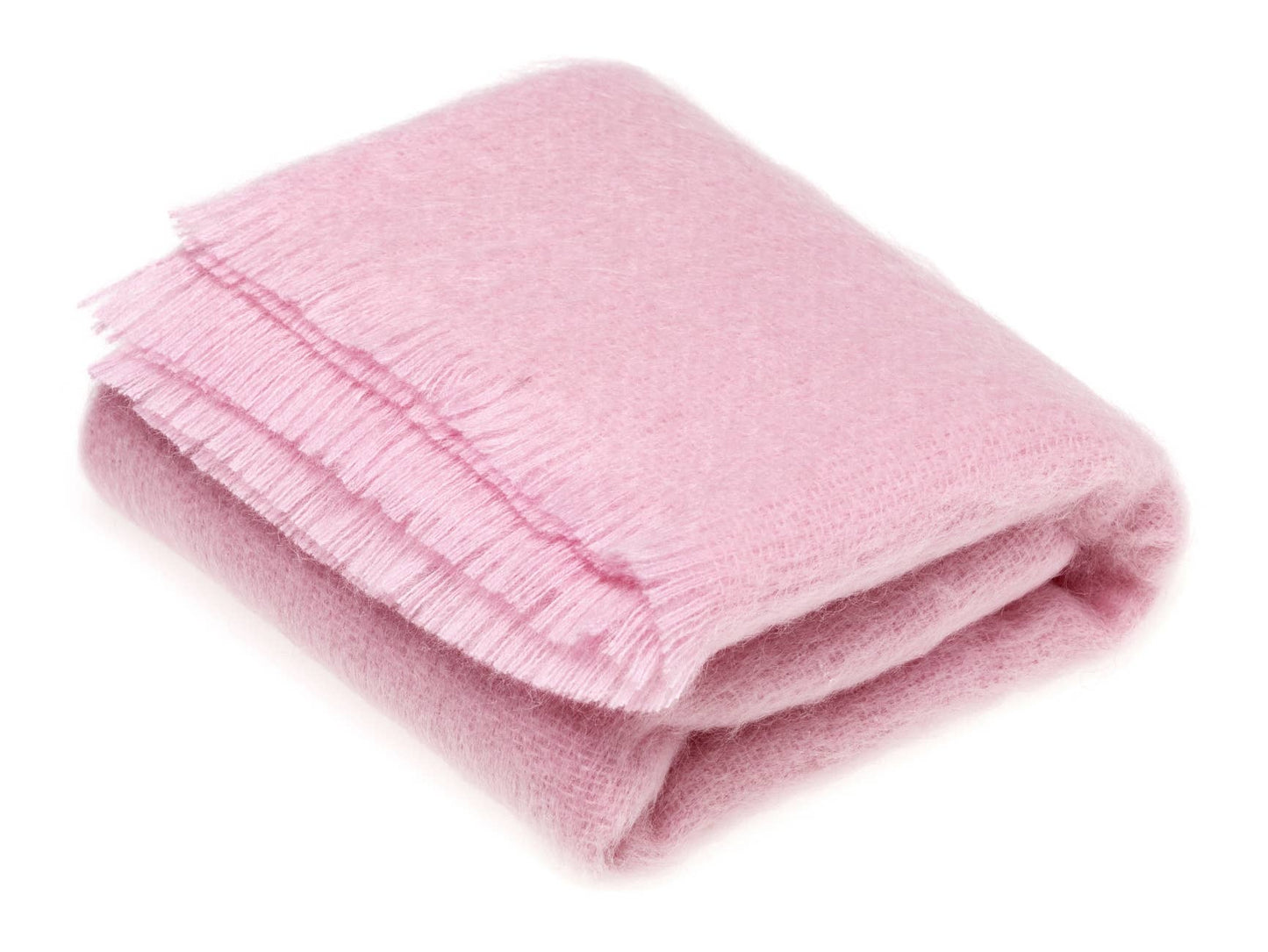 Luxury Mohair Throw Collection - Made in England: Green Mist