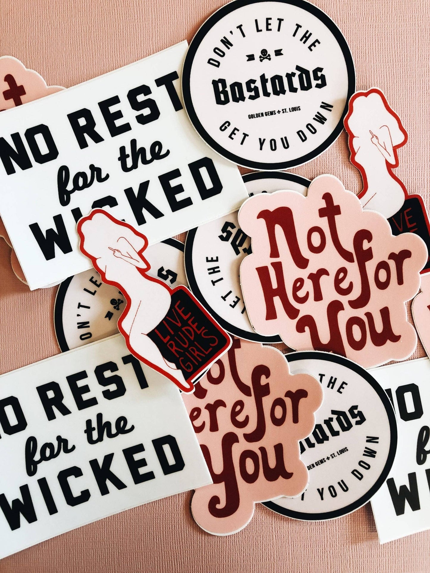 No Rest For The Wicked Sticker