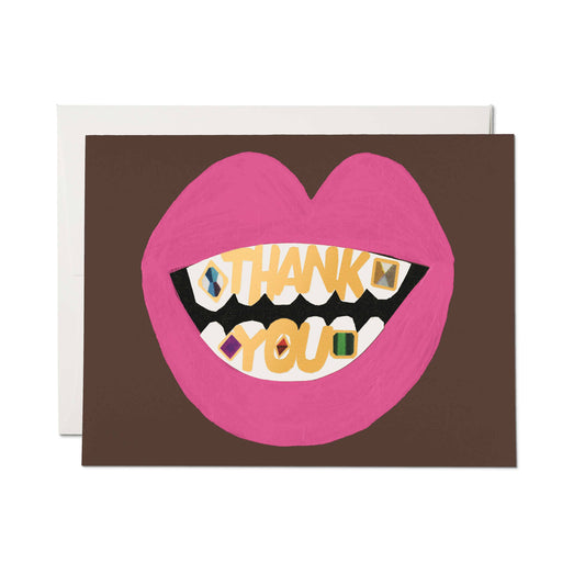 Golden Grill greeting card: Single