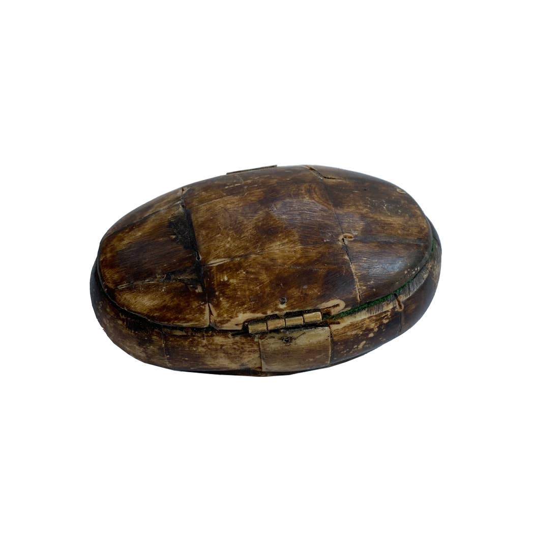 Primitive Oval Bone Box- Antique Reproduction