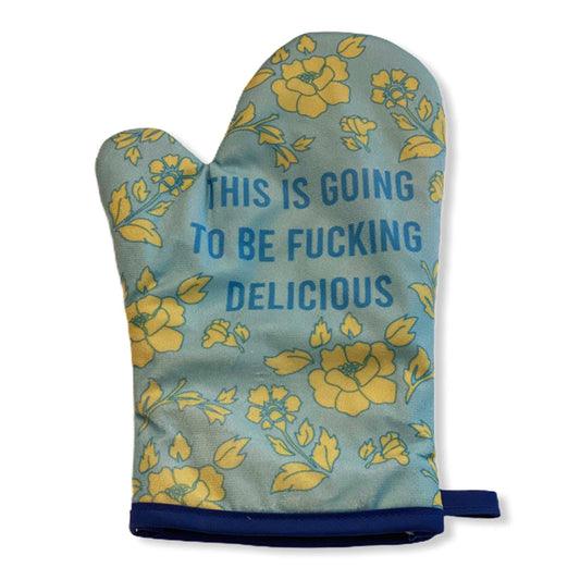 This Is Going To Be Fucking Delicious Oven Mitt Bakeware: Multi / Oven Mitt