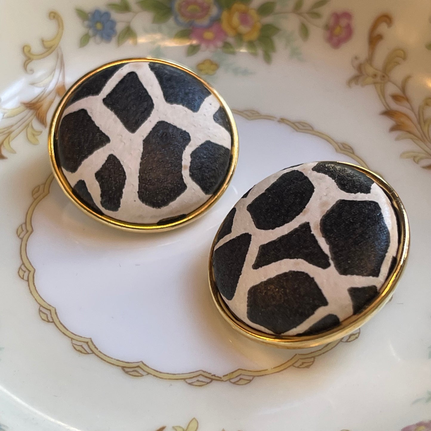 Giraffe Pattern Earrings
