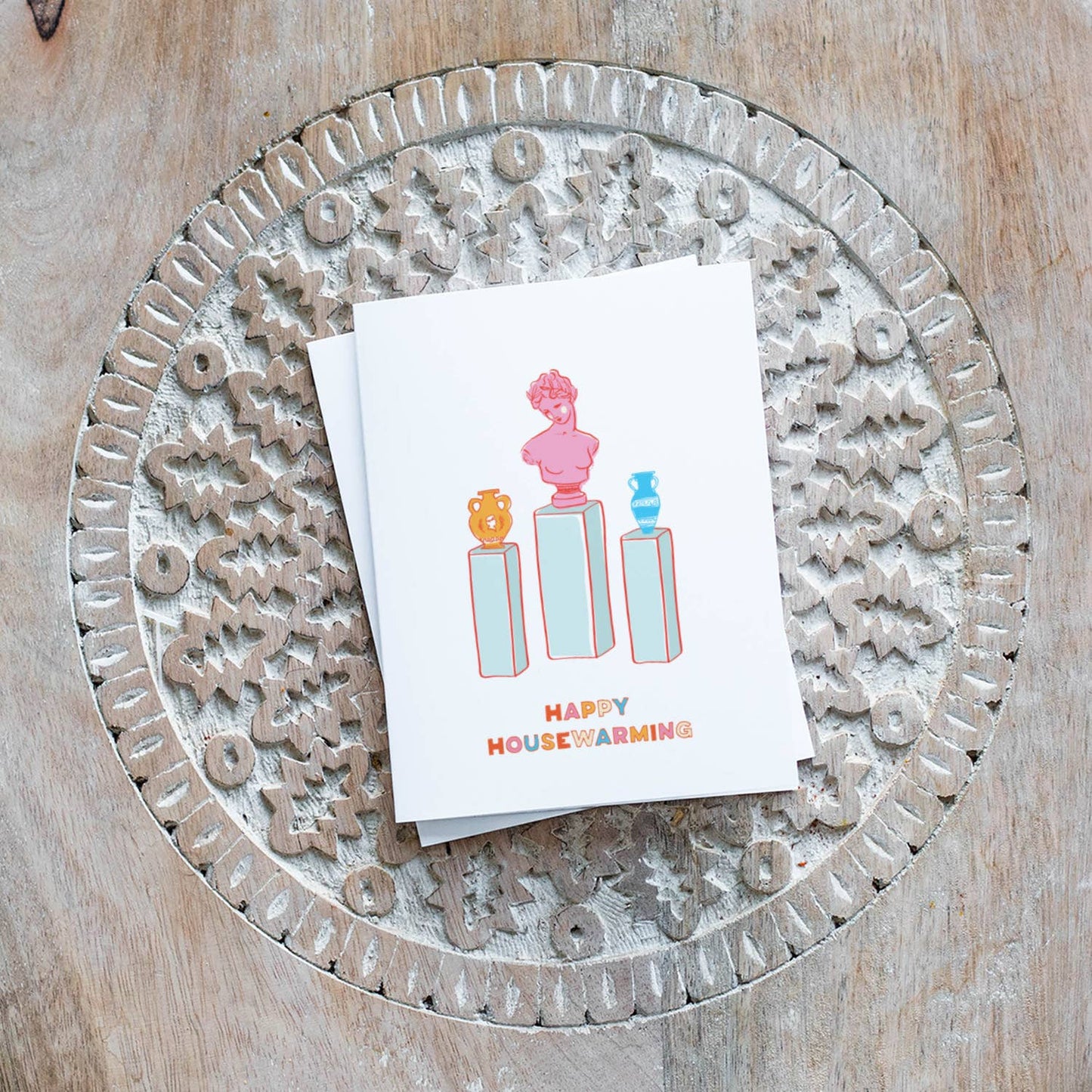 Grecian Housewarming Greeting Card