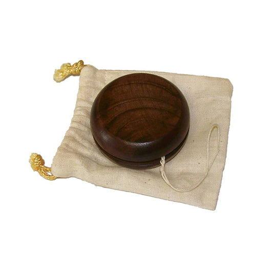 Wooden Yo-Yo in Cloth Bag