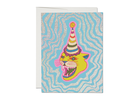 Party Hat Cat Birthday Card