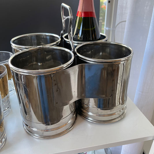 Vintage Stainless Bottle Butler