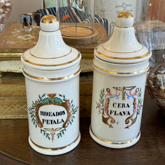 Vintage Rexall Apothecary Jars
