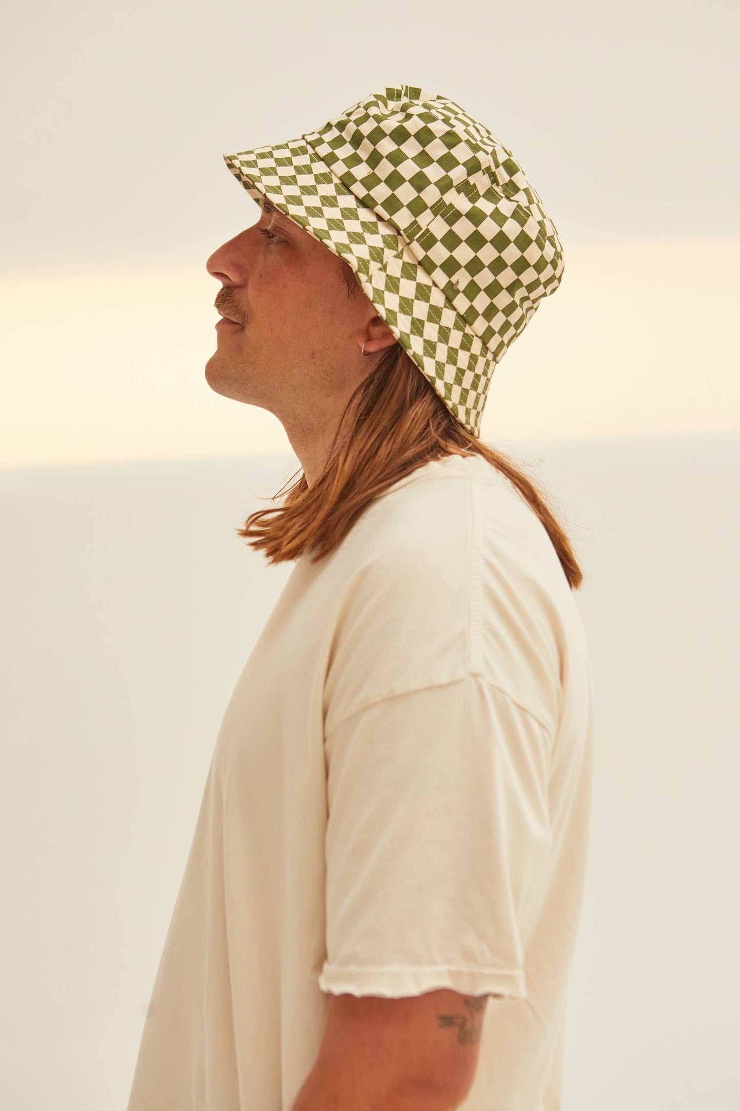 Checkerboard Bucket Hat (+4 colors): Slate Blue