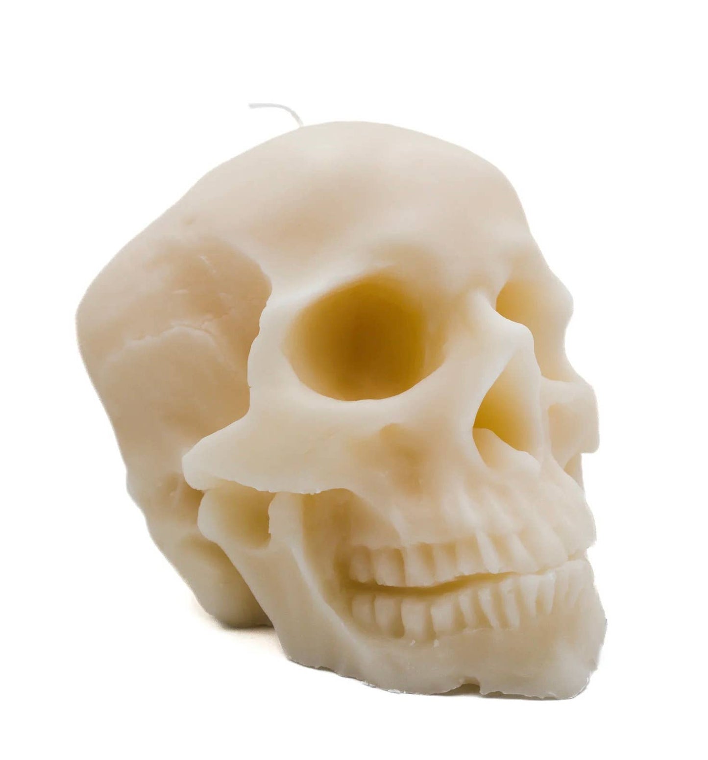 LARGE HUMAN SKULL CANDLE