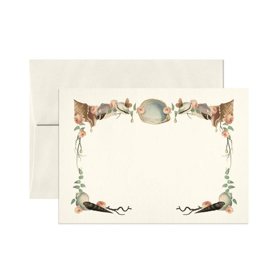 Seashells and Pearls Notecard Set