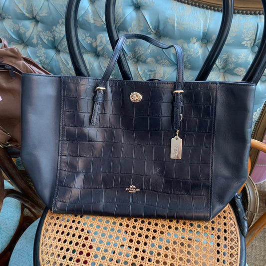 Coach Turnlock Tote Bag