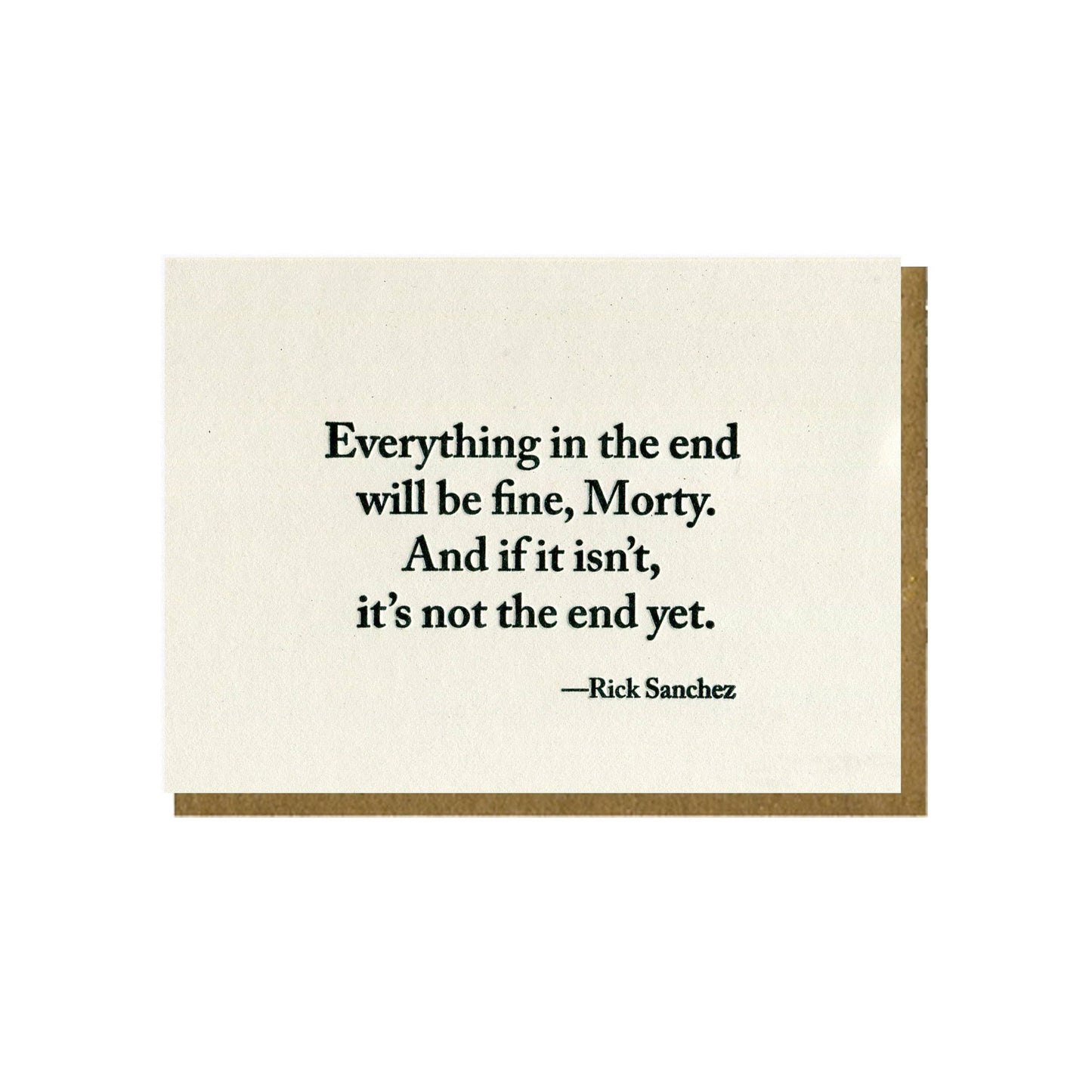 The End Will Be Fine