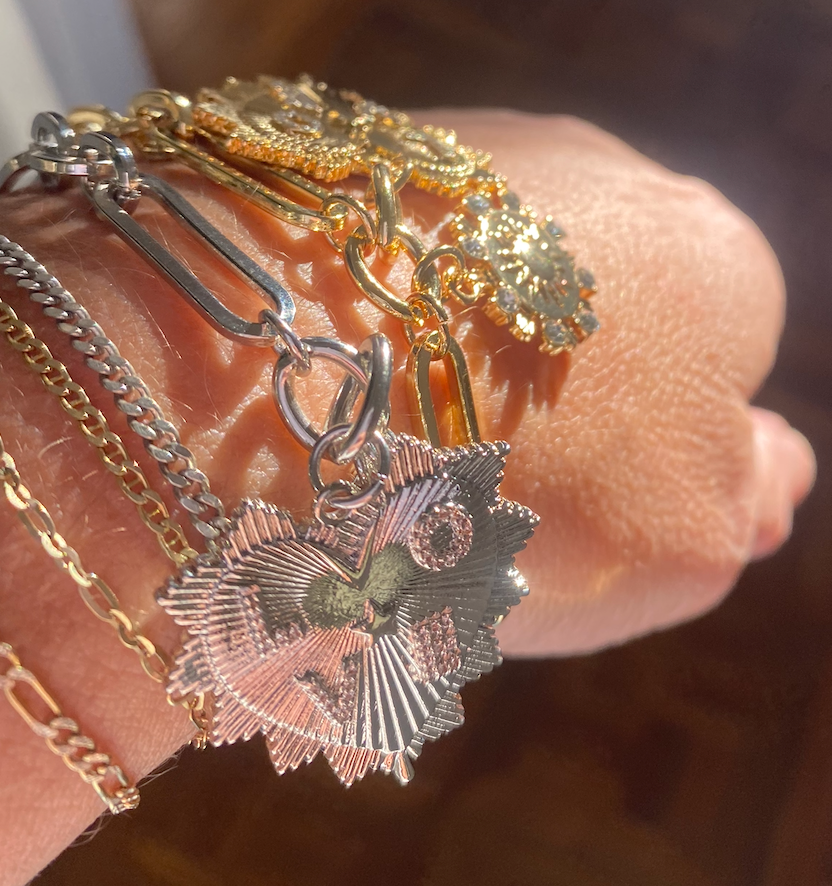 Radiant Heart Charm Bracelet