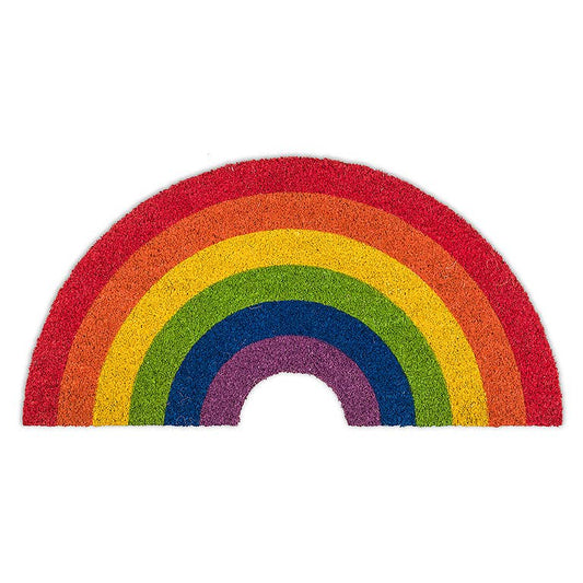 Rainbow Shape Doormat-15x30"L