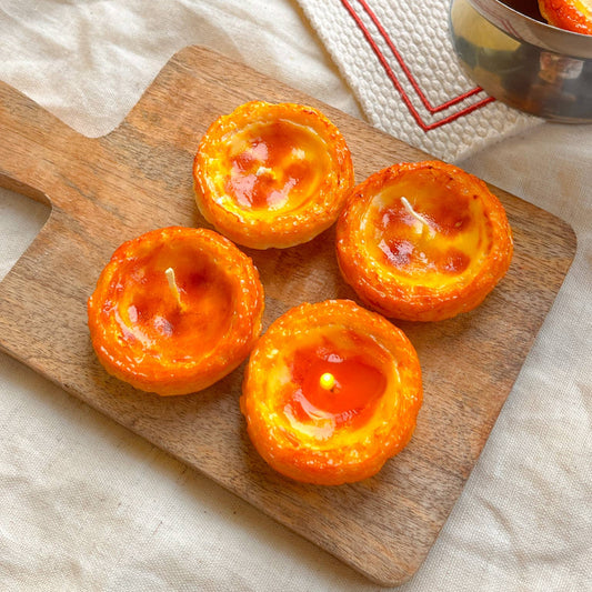 Pastel de Nata - Set of 4 Tealight Candles