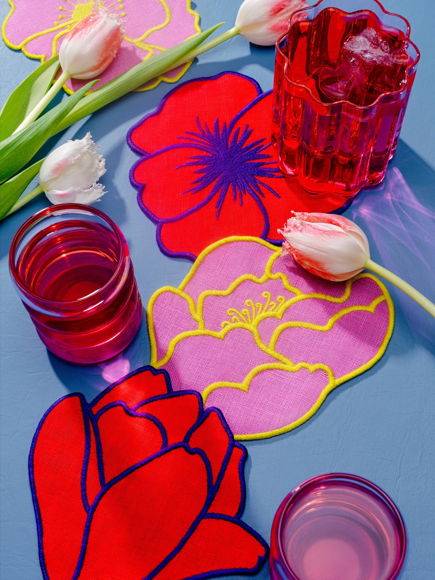 ✨NEW✨ Flower Cocktail Napkins - Set Of 4