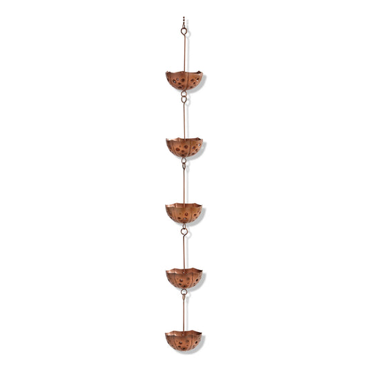 Umbrella Rain Chain - Antique Gold