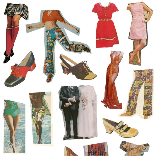 Good Old Days Collage Sheets