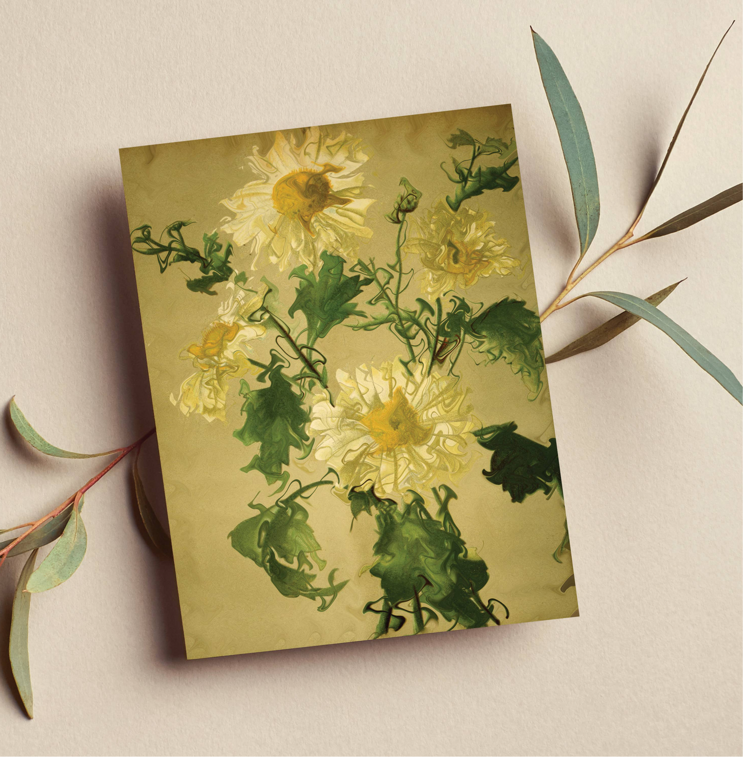 Vintage Flowers Card