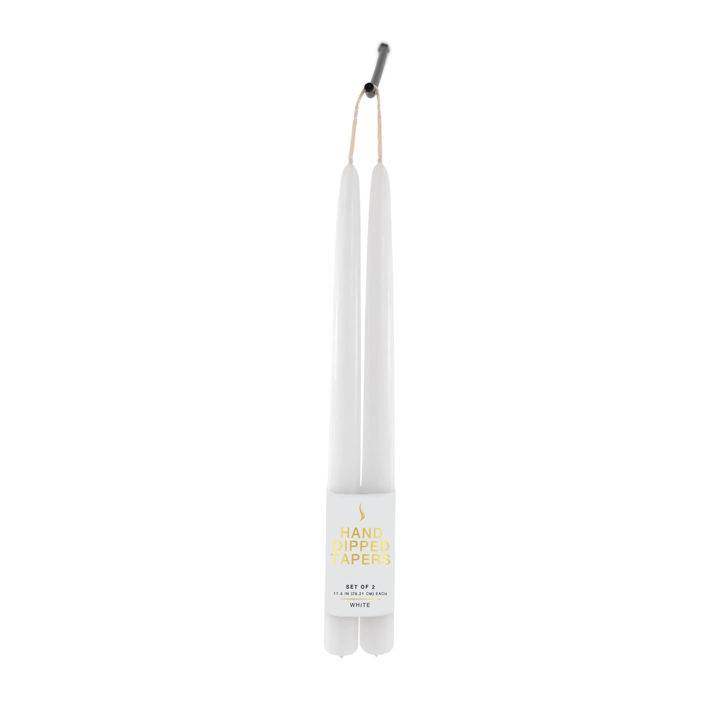 Classic Taper Candles 12" White