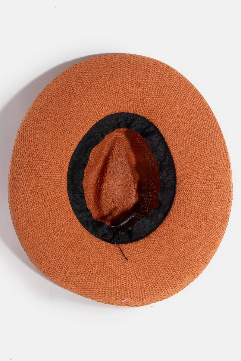 Panama Straw Hat: KHAKI