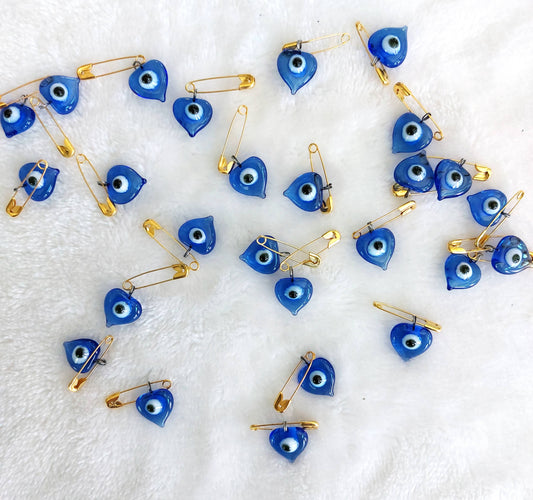 Evil Eye Heart Pins