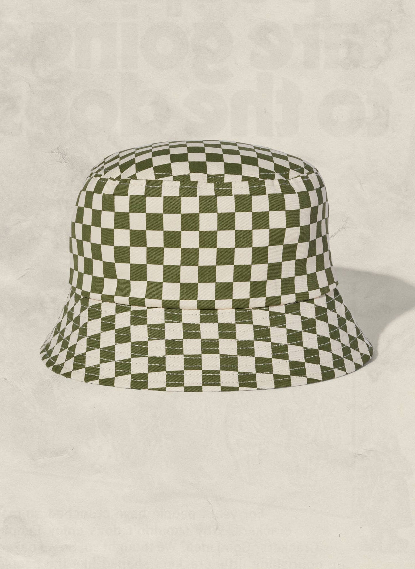 Checkerboard Bucket Hat (+4 colors): Black