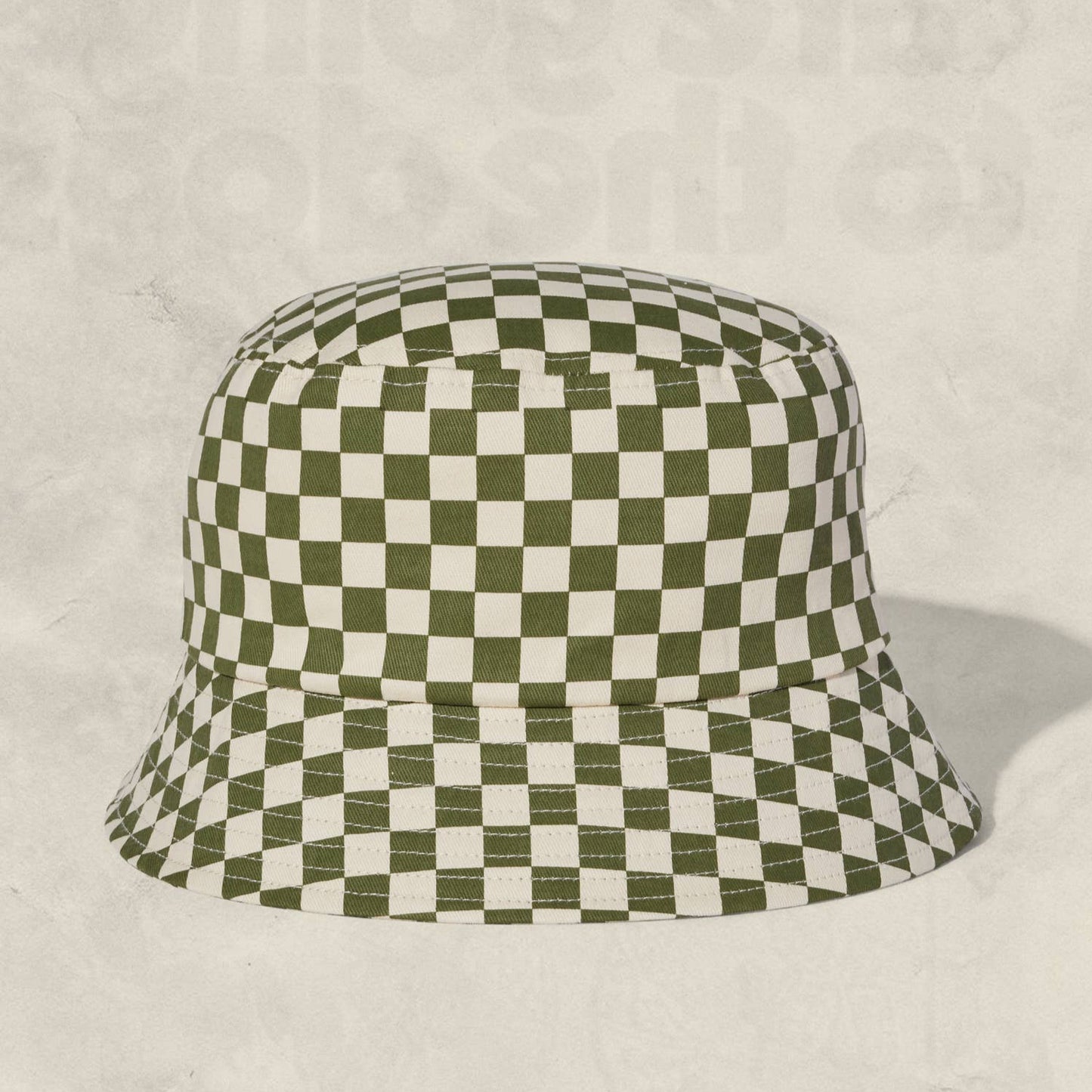 Checkerboard Bucket Hat (+4 colors): Cactus