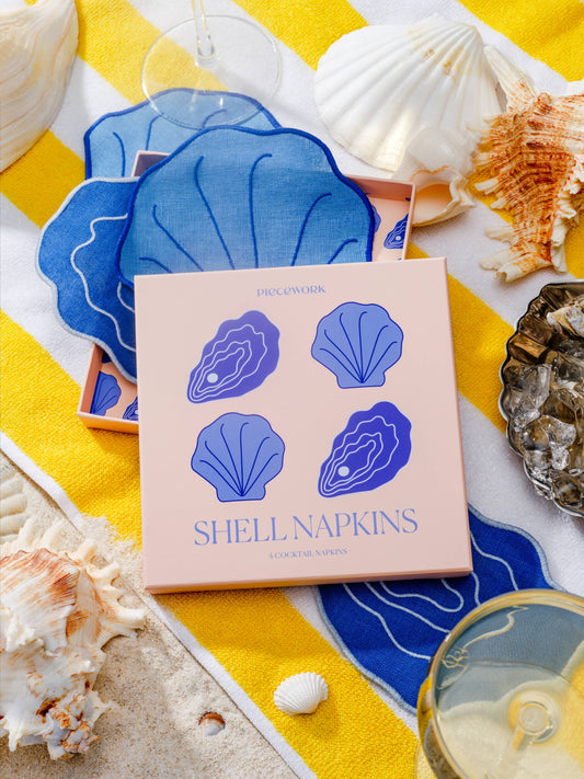 ✨NEW✨ Shell Cocktail Napkins - Set Of 4