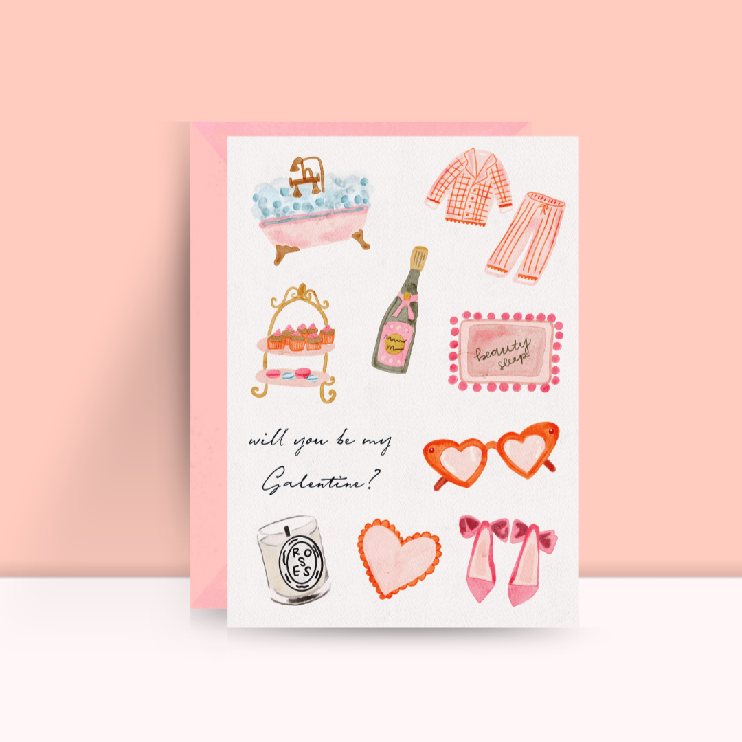 Will You Be My Galentine? Greeting Card