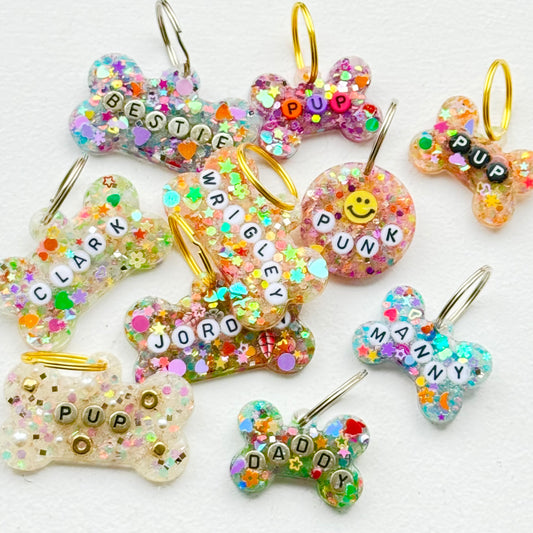 Sweaty Confetti Dog Tags