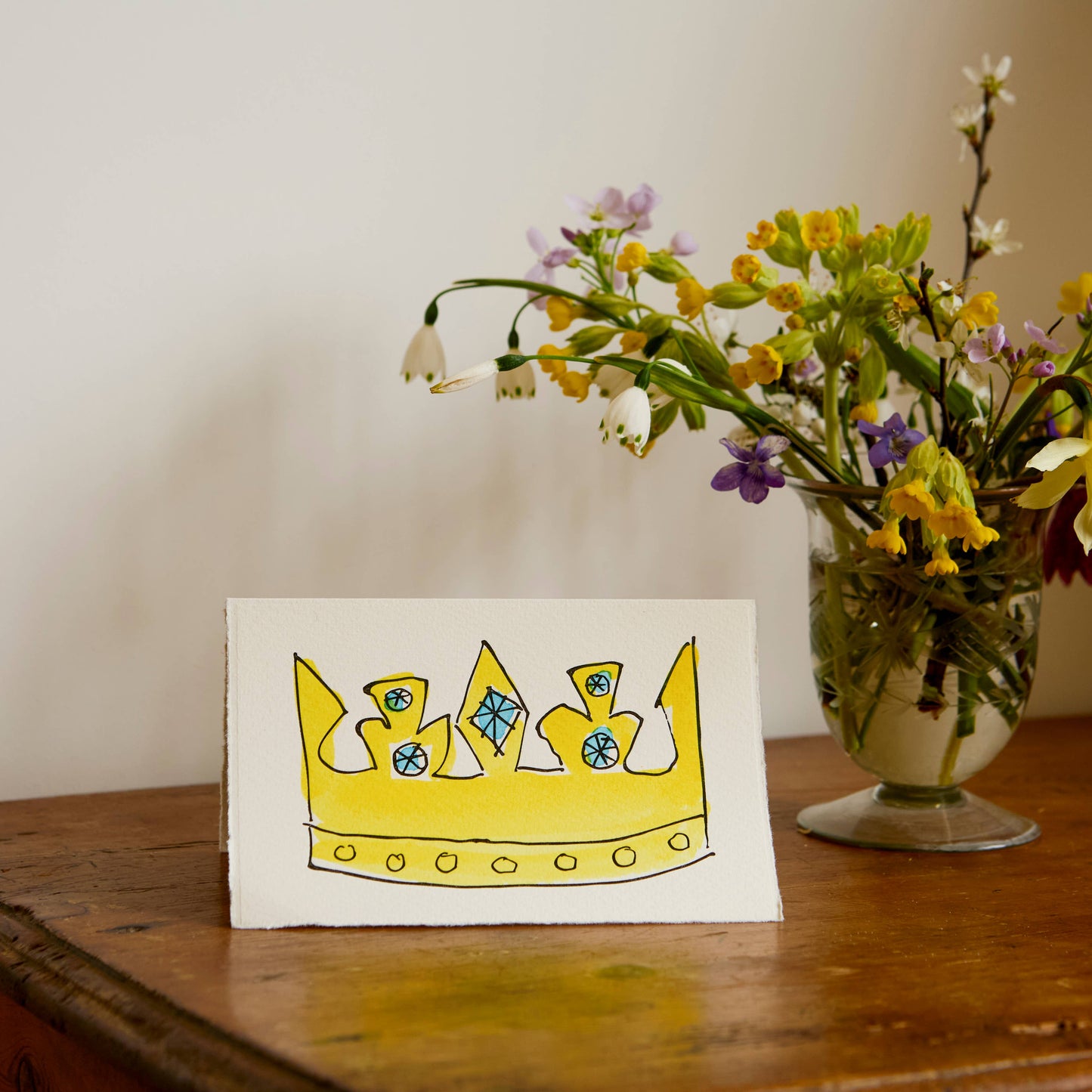 Crown Greetings Card