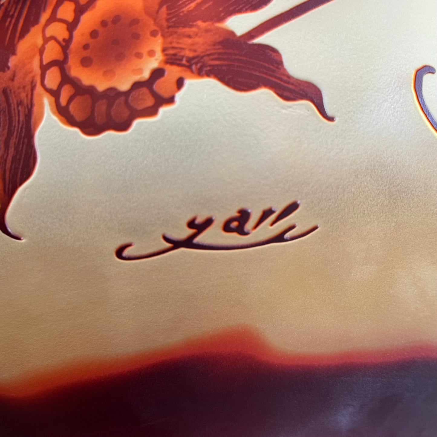 Cameo Bowl Art Nouveau