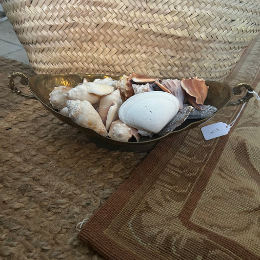 Brass Jardiniere with Shells