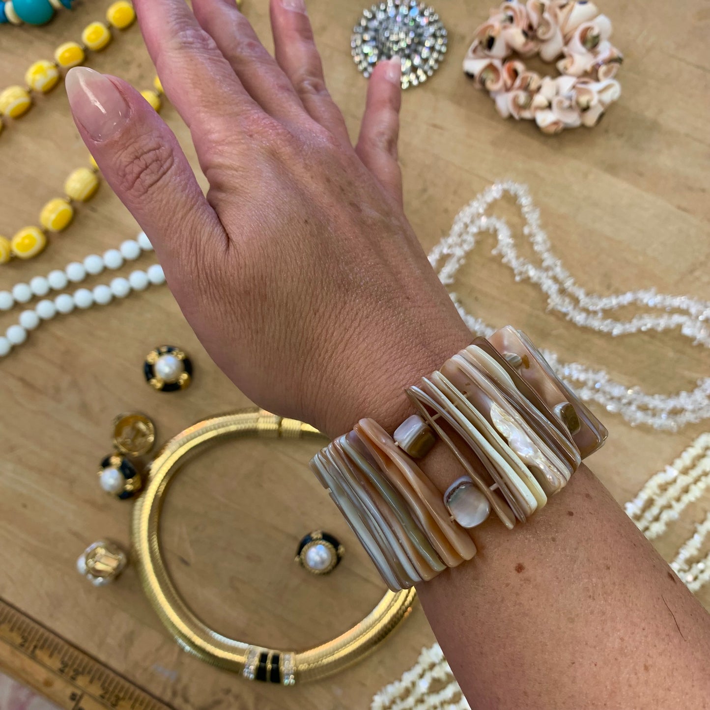 Stacks Shell Bracelet