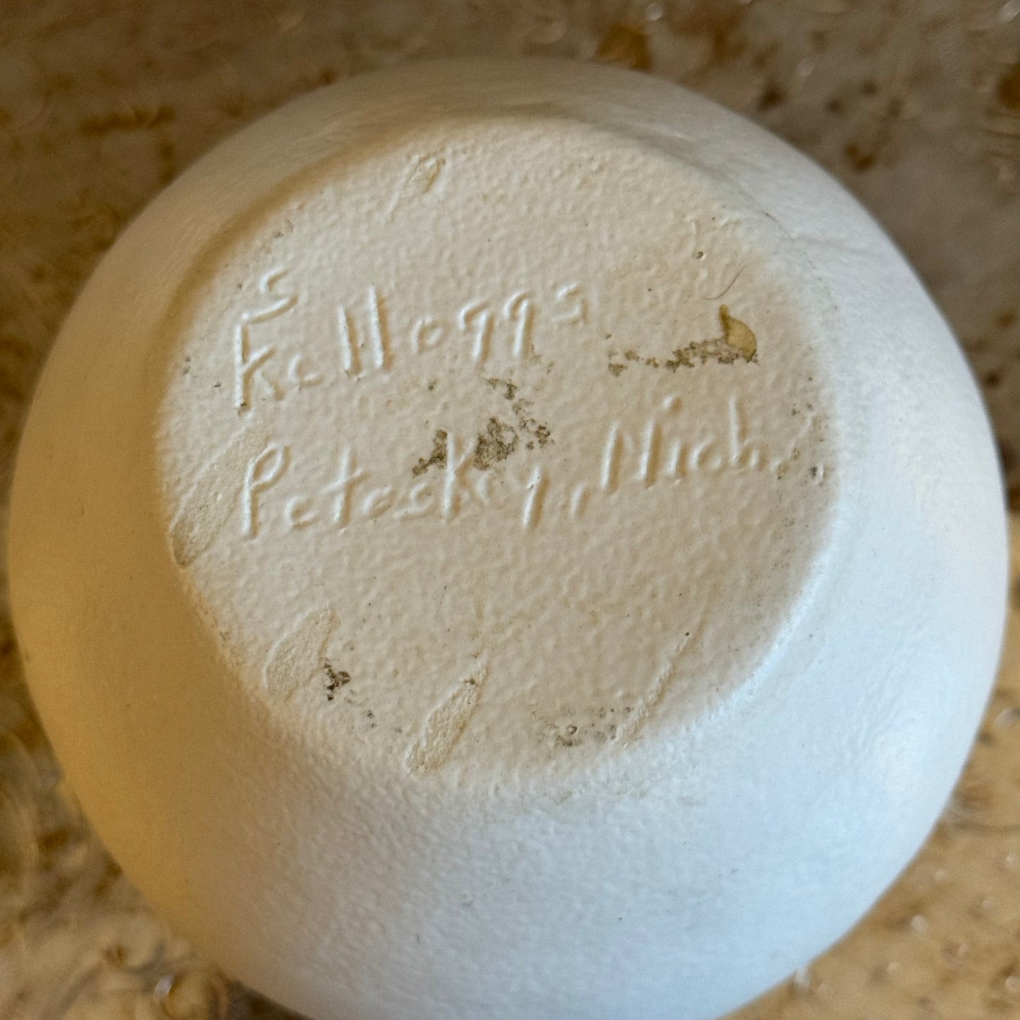 Kelloggs Flower Frog Vase