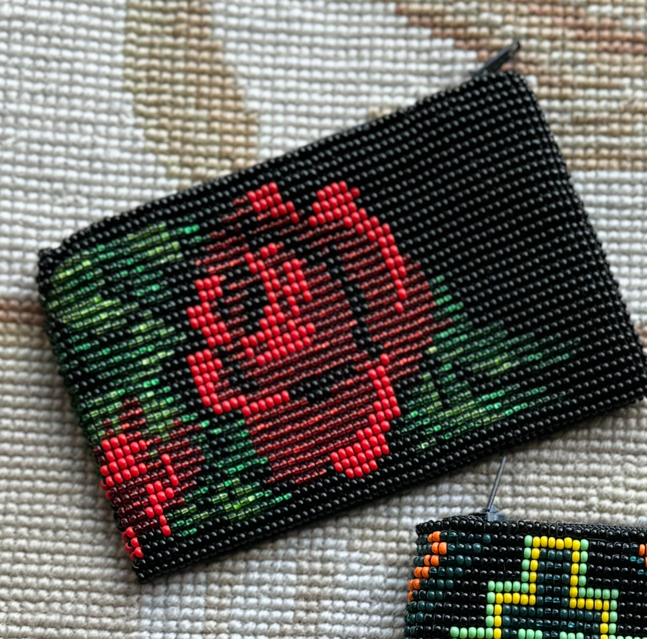 Rosa Beaded Coin Purse