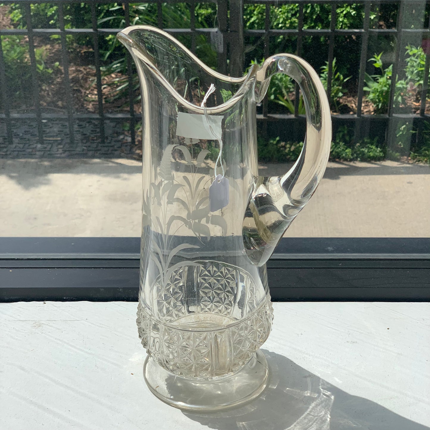 Etched Pitcher