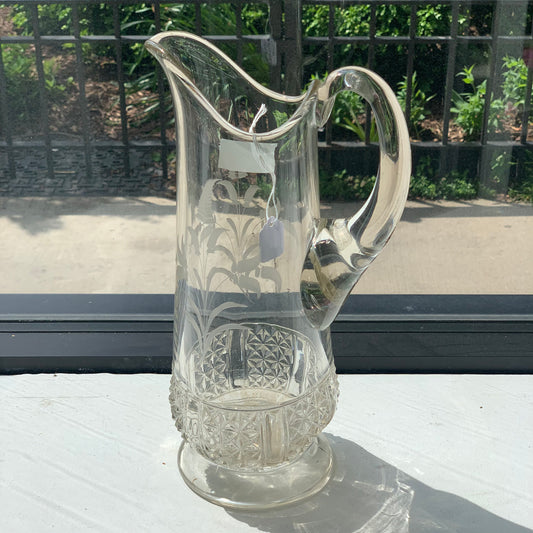 Etched Pitcher