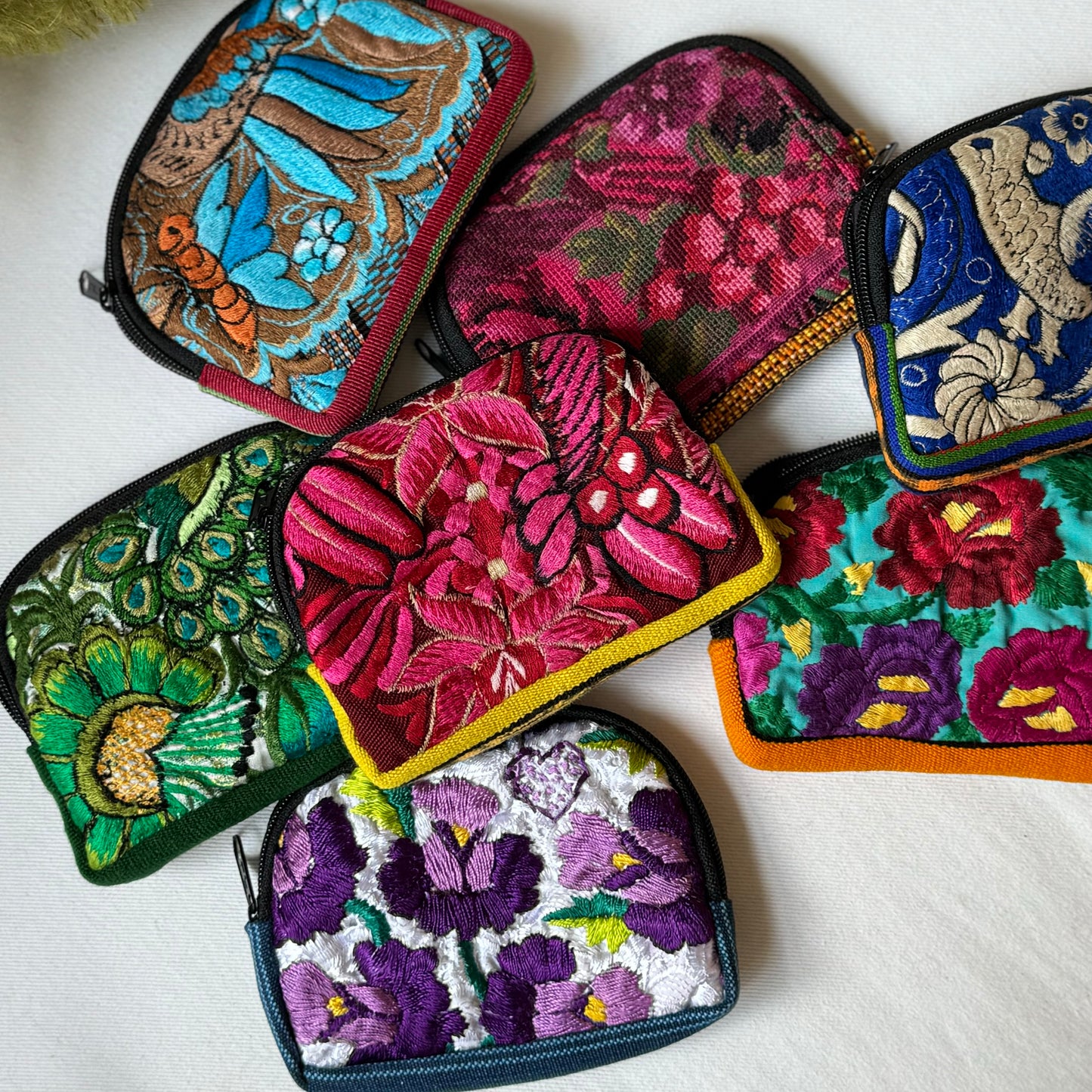 Mita Embroidered Pouches