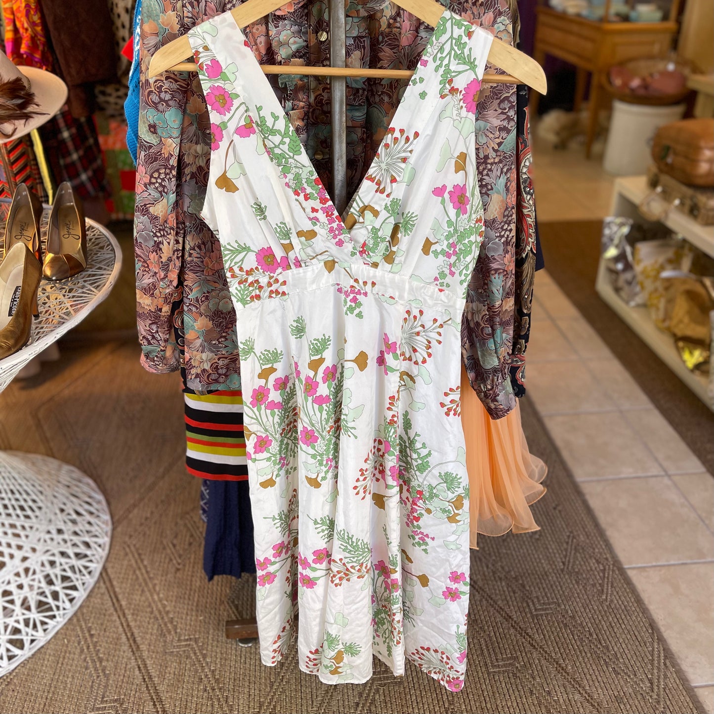 Y2K Jackpot Floral Dress