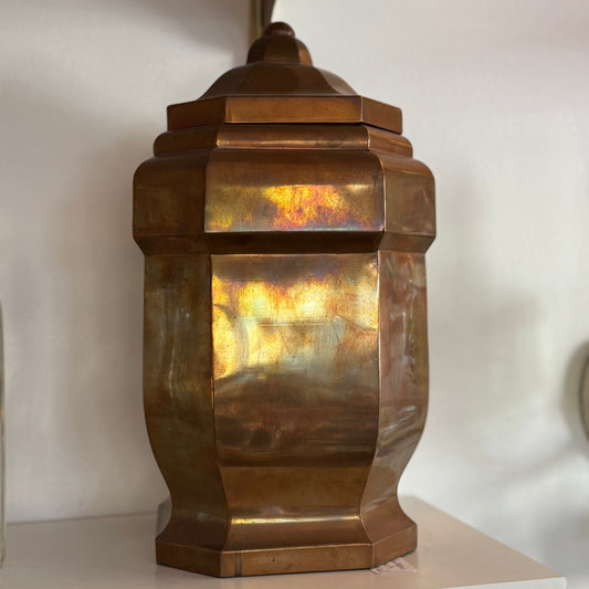 Antique Copper Urn Jar
