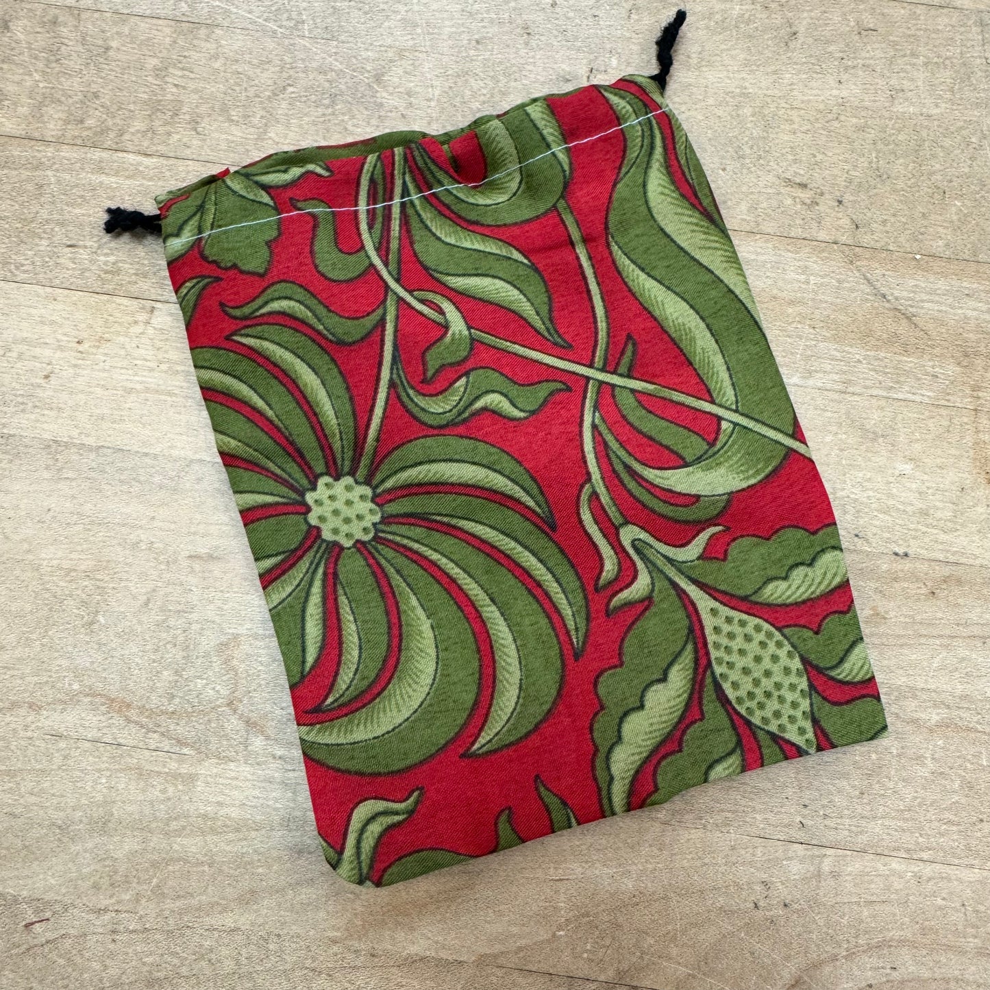 Upcycled Silk Drawstring Gift Supply Bags